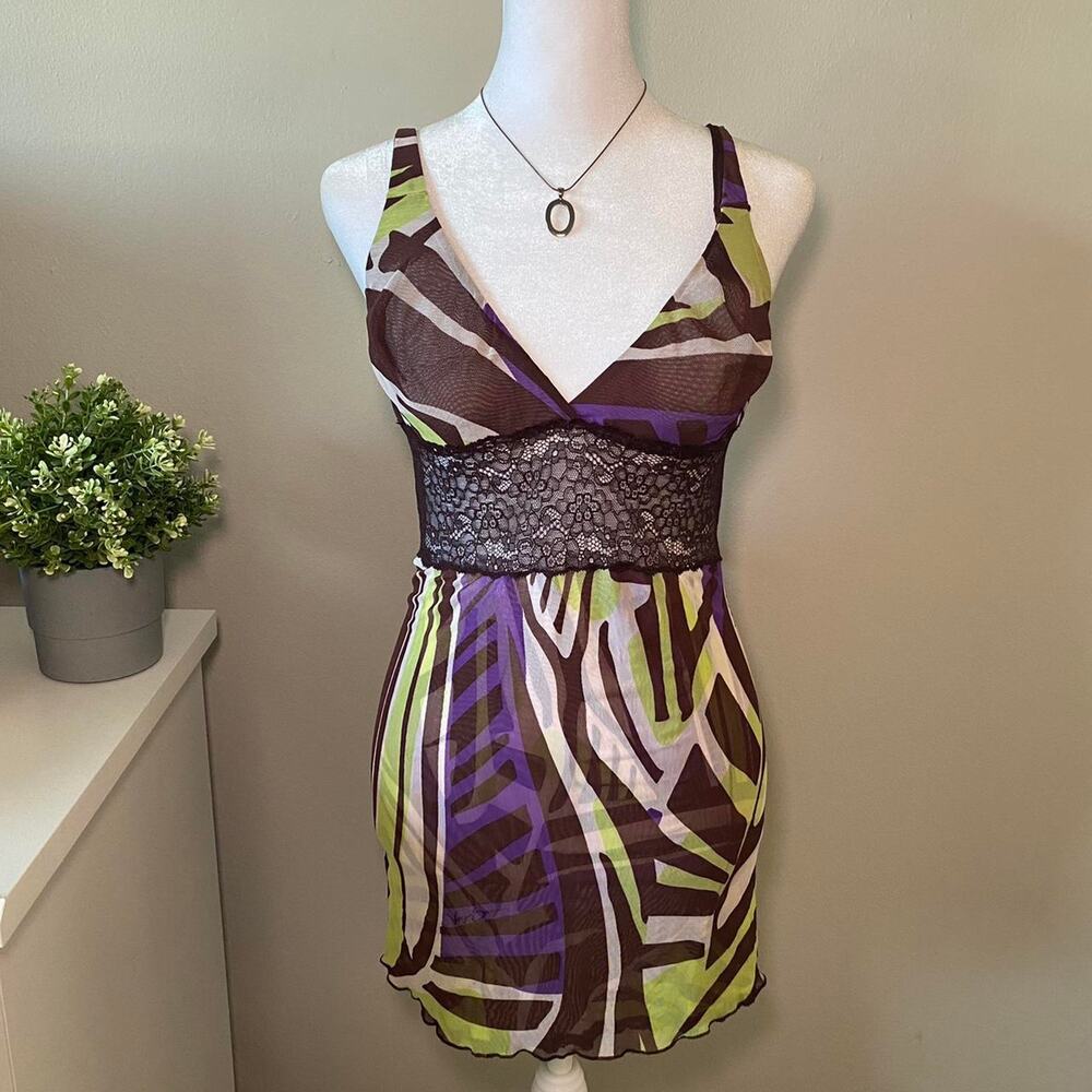 Y2K Victoria's Secret Mesh Slip Dress